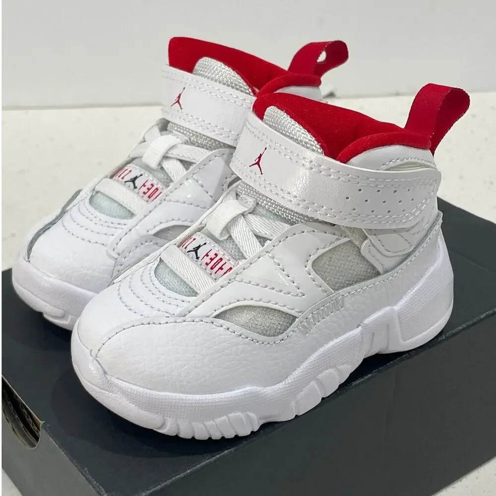 NEW Air Jordan Jumpman Two Trey 4C Toddler White/Red (DQ8433 160)